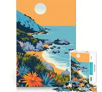 Jigsaw for Adults1000 Pieces Pacific Ocean Nature Art Premium Cut Play Mental Skill Game Idle Fun Time Christmas Wall Art (50x75cm)