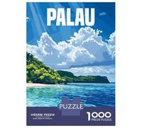 Jigsaw for Adults1000 Pieces Palau Tropical Island Jigsaw Puzzle Brain Teaser Game Difficult Hard Gifts for Friends And Family 52x38cm/1000pcs