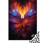 Jigsaw for Adults1000 Pieces Phoenix Rising Firebird Artwork Jigsaw for Adults Relaxing Games But Fun And Humorous Challenging To Complete 38x26cm/1000pcs