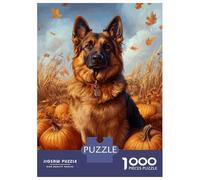 Jigsaw for Adults1000 Pieces Pumpkin Patch Pup-1 Jigsaw Puzzle Brain Teaser Game Difficult Hard Gifts for Friends And Family 38x26cm/1000pcs