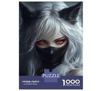 Jigsaw for Adults1000 Pieces Red Eyes, White Hair -2 Jigsaw Puzzle Brain Teaser Game Difficult Hard Gifts for Friends And Family 70x50cm/1000pcs