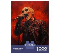 Jigsaw for Adults1000 Pieces Skull Rocker -1 Jigsaw Puzzle Brain Teaser Game Difficult Hard Gifts for Friends And Family 70x50cm/1000pcs