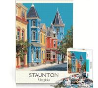 jigsaw for adults1000 pieces Staunton Virginia Art | Presents for Women learning educational Birthday Present,Travel Gifts, 75x50cm