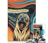 Jigsaw for Adults1000 Pieces The Bark Fun Games Stress Reliever with Fully Interlocking Randomly Shaped Pieces 38x52cm
