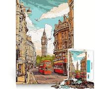 Jigsaw for Adults1000 Pieces Travel Nature Vintage Smooth Joint Fun Mental Focus Game Casual Game Time Birthday Fun Gift (38x52cm)