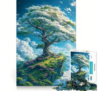 Jigsaw for Adults1000 Pieces Tree of Dreams Precise Cut Art Cognitive Game Toy Relax Play Time Christmas Wall Art(38x26cm)