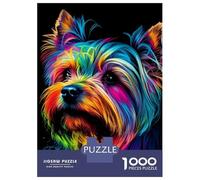 Jigsaw for Adults1000 Pieces Yorkshire Colorful Jigsaw Puzzle Brain Teaser Game Difficult Hard Gifts for Friends And Family 38x26cm/1000pcs
