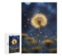 Jigsaw for Adults300 PCS Glowing Dandelion Magic-1 Adult Jigsaw Puzzles Birthday Present Difficult And Challenge Birthday And Unique Gifts 300 PCS