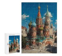 Jigsaw for Adults300 PCS Saint Basil's Cathedral Painting-1 Jigsaw for Teenagers For Family Fun Educational Challenge Unique Birthday And Gifts 300 PCS