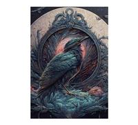 Jigsaw for Adults38x26cm/1000pcs Feathered Serpent Artwork Teenagers Puzzles Toy Wall Decor Staycation Kill Time Birthday Present, Gifts, 38x26cm/1000pcs