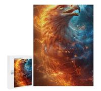 Jigsaw for Adults500 PCS Eagle Spirit Fire Art Jigsaw for Teenagers For Family Fun Educational Challenge Unique Birthday And Gifts 500 PCS