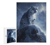 Jigsaw for Adults500 PCS Snow Leopard Mountain Majesty-1 Jigsaw for Teenagers For Family Fun Educational Challenge Unique Birthday And Gifts 500 PCS