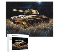 Jigsaw for Adults500 PCS World War Battle Tank Adult Jigsaw Puzzle Relaxing Games Stress Reliever Birthday Present, Gifts, 500 PCS
