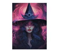Jigsaw for Adults52x38cm/1000pcs Witch's Enchanted Hat -1 Teenagers Puzzles Toy Wall Decor Staycation Kill Time Birthday Present, Gifts, 52x38cm/1000pcs