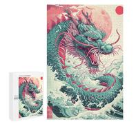 Jigsaw for Teenagers 1000 PCS Dragon Rising Mythical Artwork Jigsaw for Teenagers But Fun And Humorous for Birthday, Chrismas Christmas Birthday Gifts 1000 PCS