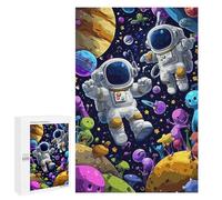 Jigsaw for Teenagers 1000 PCS Space Adventure with Aliens Adult Jigsaw Puzzles Family Activities Parent-child Interaction Beautiful Design Game 1000 PCS