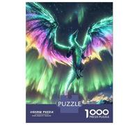 Jigsaw for Teenagers 1000 Pieces Aurora Genesis Dragon Adult Jigsaw Puzzle Toy Wall Decor Improve Memory Christmas Birthday Gifts 70x50cm/1000pcs