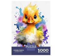 Jigsaw for Teenagers 1000 Pieces Baby Duck Cute Adult Jigsaw Puzzle Relaxing Games Difficult Challenge Christmas Birthday Gifts 38x26cm/1000pcs