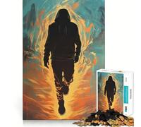 Jigsaw for Teenagers 1000 Pieces Baptized by Fire Premium Cut Fun Logic Skill Play Easy Time Play Christmas Art Display (50x75cm)