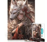 Jigsaw for Teenagers 1000 Pieces Beautiful Samurai Girl Premium Cut Fun Logic Skill Play Easy Time Play Christmas Art Display (38x52cm)