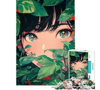 Jigsaw for Teenagers 1000 Pieces behind The Leaves 1000 Jigsaw Puzzle DIY Toys Pattern Assembly Unique Gifts for Birthday And Christmas (38x26cm)