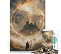 Jigsaw for Teenagers 1000 Pieces Beyond Earthly Bounds Premium Cut Fun Logic Skill Play Easy Time Play Christmas Art Display (38x26cm)