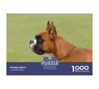 Jigsaw for Teenagers 1000 Pieces Boxer Dog Jigsaw for Adults Relaxing Games Birthday Present Christmas Birthday Gifts 70x50cm/1000pcs