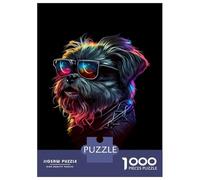 Jigsaw for Teenagers 1000 Pieces Brussels Griffon Puzzles for Adults Toy Wall Decor Analysis And Logic Christmas Birthday Gifts 38x26cm/1000pcs