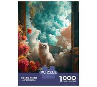 Jigsaw for Teenagers 1000 Pieces Celestial Whiskers Jigsaw for Adults Hands-on Game Precision Cutting Fun Activities at Home 52x38cm/1000pcs