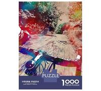 Jigsaw for Teenagers 1000 Pieces Cycling Sport Art 5 Puzzles for Adults Toy Wall Decor Analysis And Logic Christmas Birthday Gifts 70x50cm/1000pcs