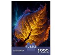Jigsaw for Teenagers 1000 Pieces Ethereal Leaf Puzzles for Adults Toy Wall Decor Analysis And Logic Christmas Birthday Gifts 38x26cm/1000pcs