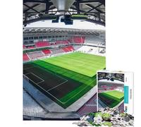 Jigsaw for Teenagers 1000 Pieces Freiburg Sc Stadion Puzzles for Adults Brain Teaser Game Precision Cutting Fun Activities at Home (Size 50x75cm)