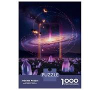 Jigsaw for Teenagers 1000 Pieces Galactic Crystal Portal Puzzles for Adults Toy Wall Decor Analysis And Logic Christmas Birthday Gifts 38x26cm/1000pcs