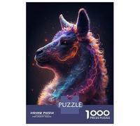 Jigsaw for Teenagers 1000 Pieces Galaxy Alpaca Llama Meme Puzzles for Adults Toy Wall Decor Analysis And Logic Christmas Birthday Gifts 70x50cm/1000pcs
