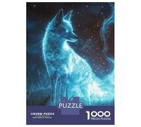 Jigsaw for Teenagers 1000 Pieces Ghost Fox Adult Jigsaw Puzzle Toy Wall Decor Improve Memory Christmas Birthday Gifts 38x26cm/1000pcs