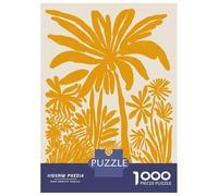 Jigsaw for Teenagers 1000 Pieces Golden Palm Trees Jigsaw for Adults Hands-on Game Precision Cutting Fun Activities at Home 38x26cm/1000pcs