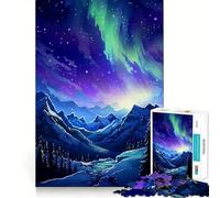 Jigsaw for Teenagers 1000 Pieces Ice Mountain Pixel Art Tight Fit Play Brain Teasing Play Leisure Fun Time Christmas Art Gift (50x75cm)