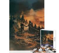 Jigsaw for Teenagers 1000 Pieces Knights Pact Puzzles for Teenagers Precision Cutting Difficult And Challenge Brainteaser Family Games (38x52cm)