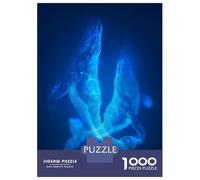 Jigsaw for Teenagers 1000 Pieces Luminous Leviathans Puzzle for Adults Hands-on Game Home Decoration Fun at Home Activities, 70x50cm/1000pcs