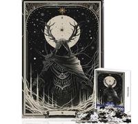 Jigsaw for Teenagers 1000 Pieces Midnight Sentinel Jigsaw Puzzles 1000 Brain Teaser Game Secret Santa Gifts Family Activities (50x75cm)