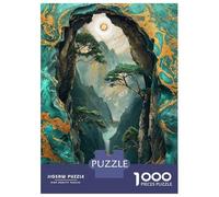 Jigsaw for Teenagers 1000 Pieces Mystical Kintsugi Passage Adult Jigsaw Puzzle Relaxing Games Difficult Challenge Christmas Birthday Gifts 38x26cm/1000pcs