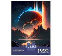 Jigsaw for Teenagers 1000 Pieces Planet Bifrost Mountain Adult Jigsaw Puzzle Relaxing Games Improve Memory Challenging Game Gifts 38x26cm/1000pcs