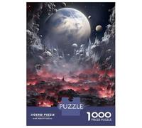 Jigsaw for Teenagers 1000 Pieces Robotic Universe Adult Jigsaw Puzzle Relaxing Games Improve Memory Challenging Game Gifts 38x26cm/1000pcs