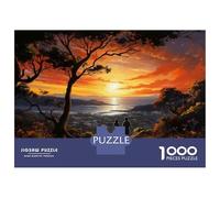 Jigsaw for Teenagers 1000 Pieces Romantic Sunset Walk Adult Puzzles Toy Wall Decor Precision Cutting Unique Birthday And Xmas Gifts 38x26cm/1000pcs