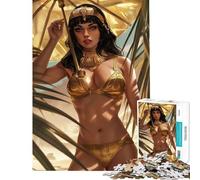Jigsaw for Teenagers 1000 Pieces Sexy Cleopatra Gold Bikini for Birthday, Chrismas Difficult Hard Hands-on Game for And from 14 Years And over (38x26cm)
