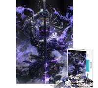 Jigsaw for Teenagers 1000 Pieces Shadow Warrior Help The Brain Exercise Home Decoration Impossible Game for Age 14+ Game (50x75cm)