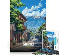 Jigsaw for Teenagers 1000 Pieces Shiraz, Iran Cityscape Tight Cut Fun Problem Solve Fun Relax Fun Time Christmas Art Display (38x52cm)