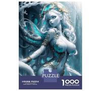 Jigsaw for Teenagers 1000 Pieces Silver Golden Anime Girl Puzzles for Adults Toy Wall Decor Analysis And Logic Christmas Birthday Gifts 52x38cm/1000pcs