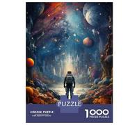 Jigsaw for Teenagers 1000 Pieces Space Exploration Adventure -4 Jigsaw Puzzle DIY Toys Staycation Kill Time Unique Birthday And Xmas Gifts 38x26cm/1000pcs