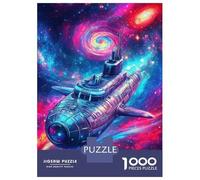 Jigsaw for Teenagers 1000 Pieces Space Submarine Puzzle for Adults Hands-on Game Home Decoration Fun at Home Activities, 38x26cm/1000pcs